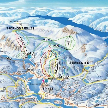 Flott Pa Haugen I Sirdal Апартаменты Tjorhom